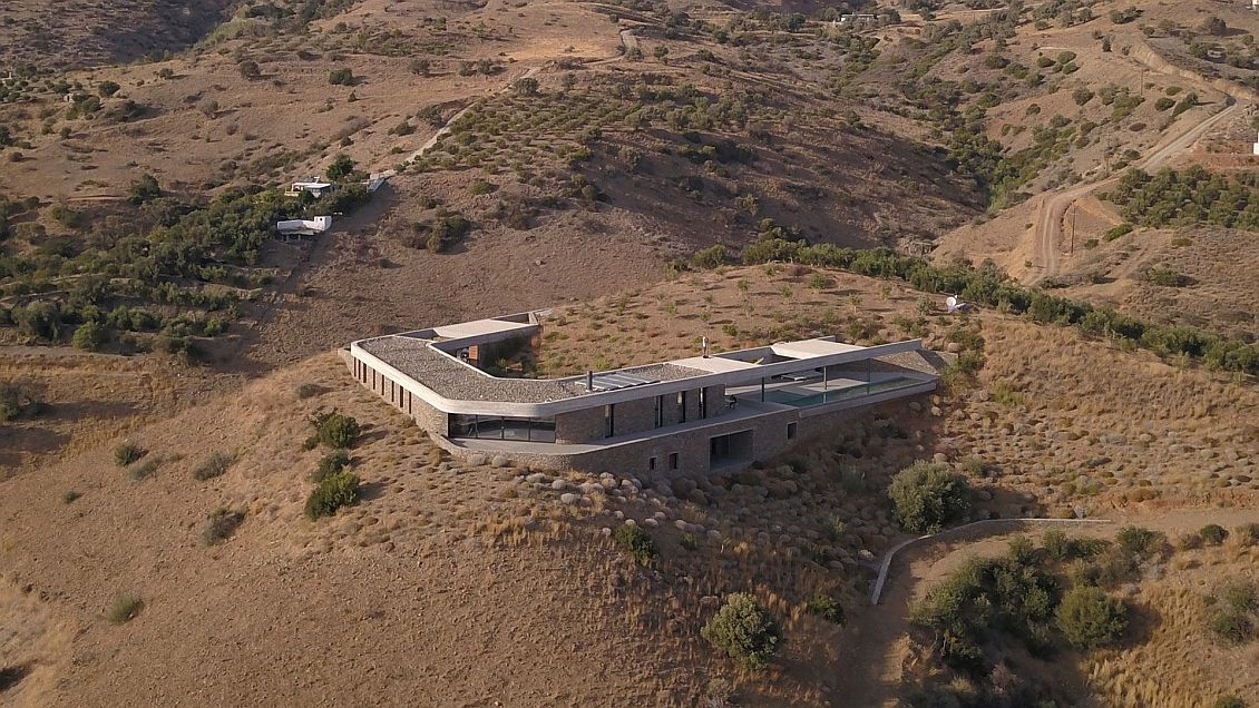 Tiene vistas al mar Egeo