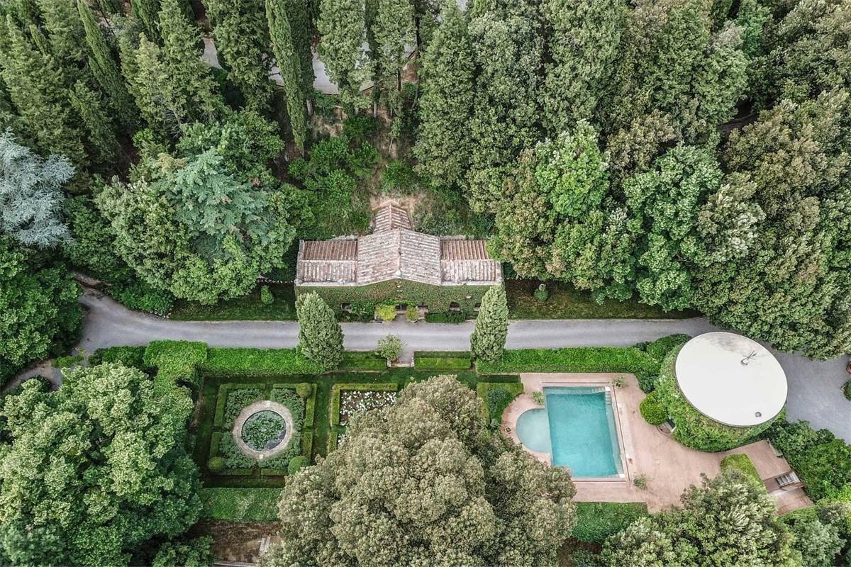 La villa de Valentino en Toscana