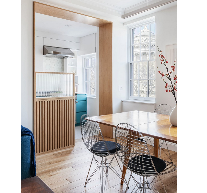 La cocina, abierta al salón