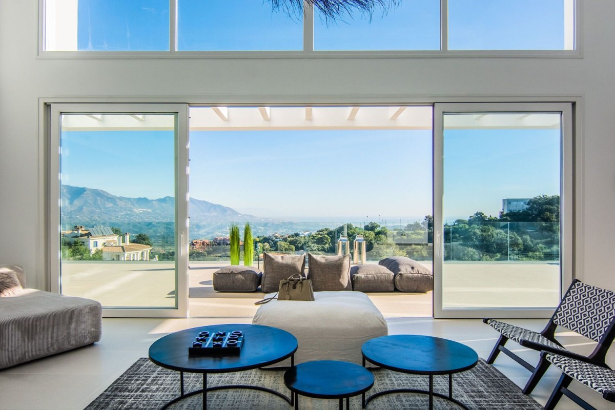 Vistas maravilhosas desde a sala