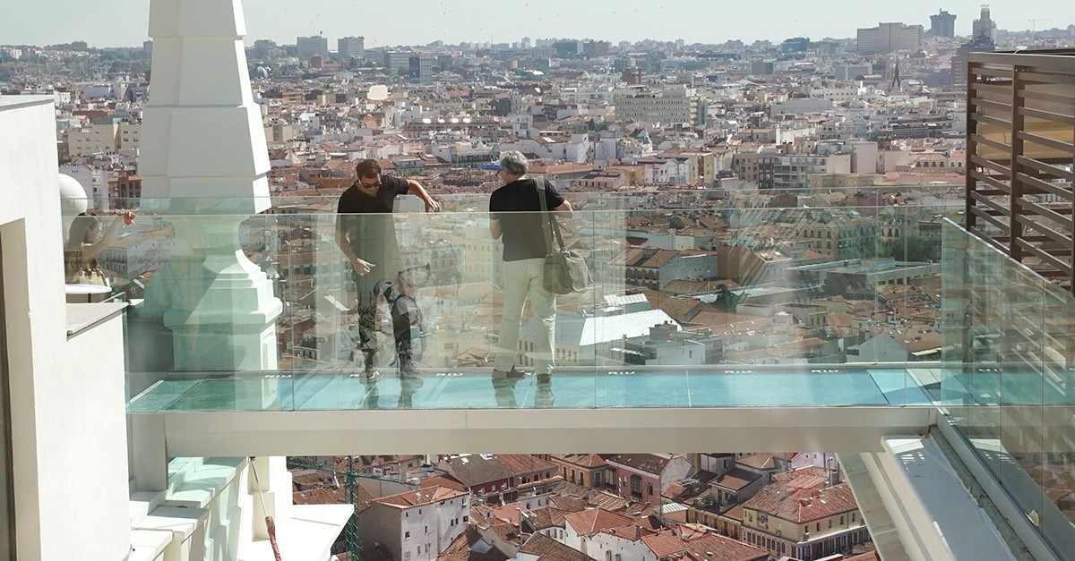 Vue de la passerelle