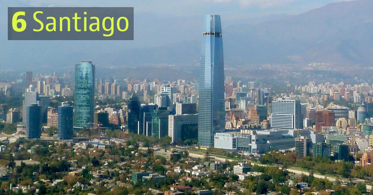 Santiago de Chile, Chile Estos son los lugares del mundo donde te pagan por vivir allí: es hora de hacer las maletas