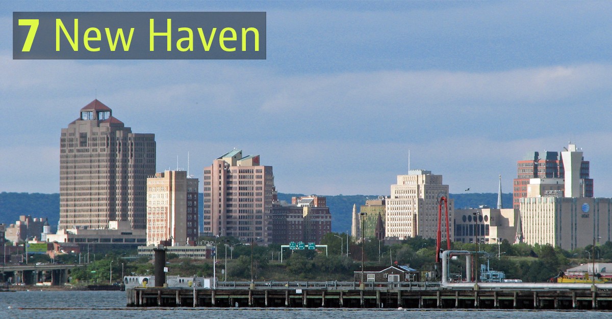 New Haven, Connecticut Estos son los lugares del mundo donde te pagan por vivir allí: es hora de hacer las maletas