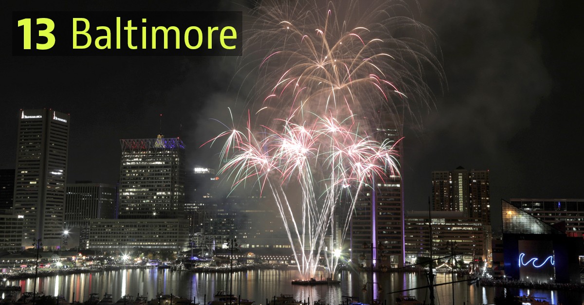 Baltimore, Maryland Estos son los lugares del mundo donde te pagan por vivir allí: es hora de hacer las maletas
