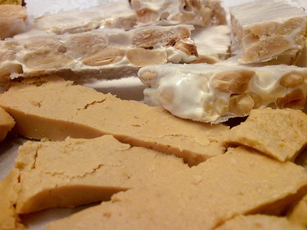 The very popular (and delicious) "turrón" 