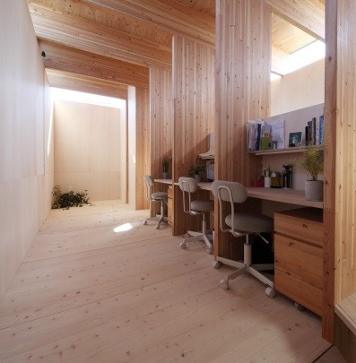 Una pequeña oficina en casa