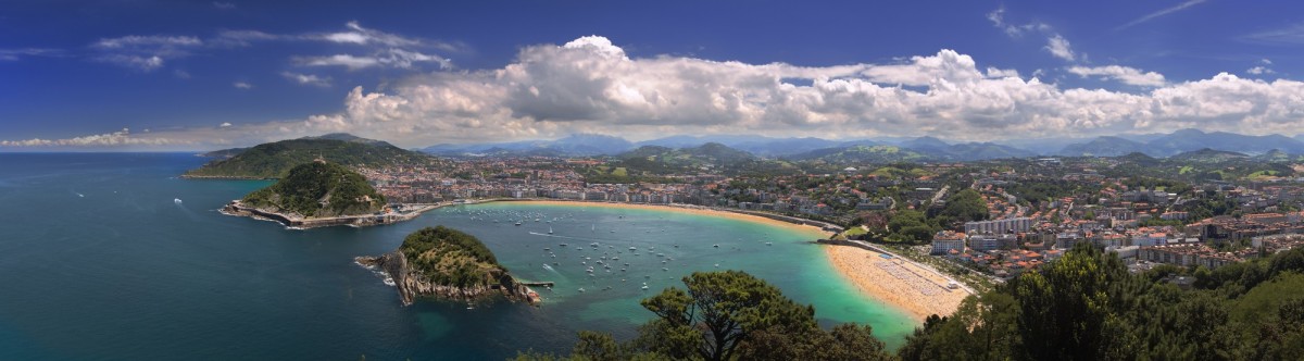 Playa de la Concha en San Sebastián