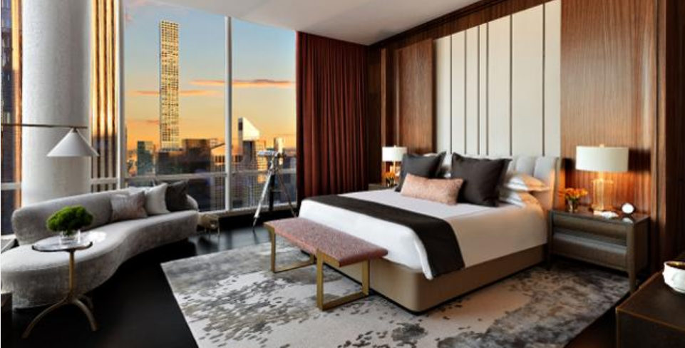 Este hotel con vistas al skyline de Nueva York y Central Park tiene una de las mejores suites del mundo