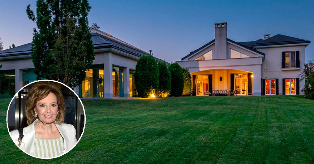 María Teresa Campos rebaja en más de un millón el precio de venta de su mansión en Madrid