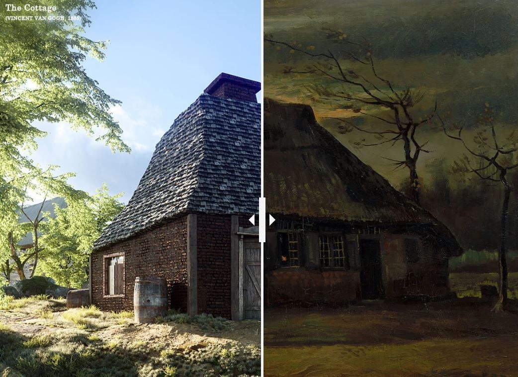 Así serían 7 edificios de cuadros famosos en la vida real (Van Gogh aparece en el listado)