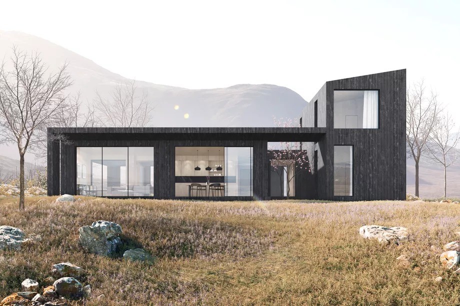 El lujo escandinavo llega a la construcción de casas prefabricadas