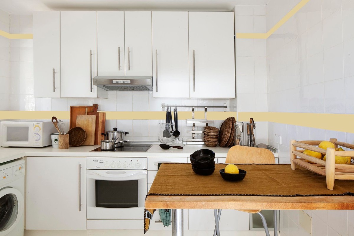 The kitchen is fully equipped and has modern fittings The kitchen is fully equipped and has modern fittings