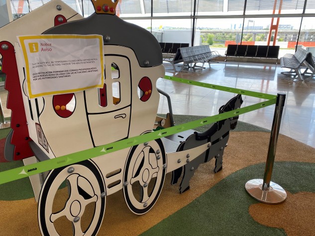 Any areas of possible contamination are cordoned off