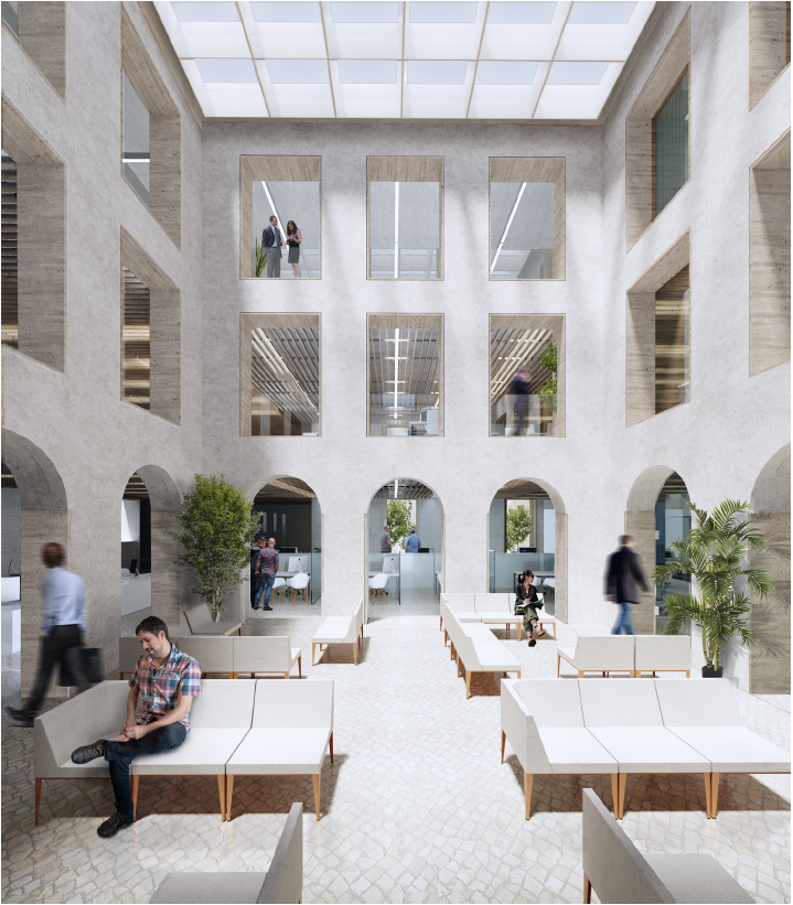 El proyecto conserva las trazas arquitectónicas