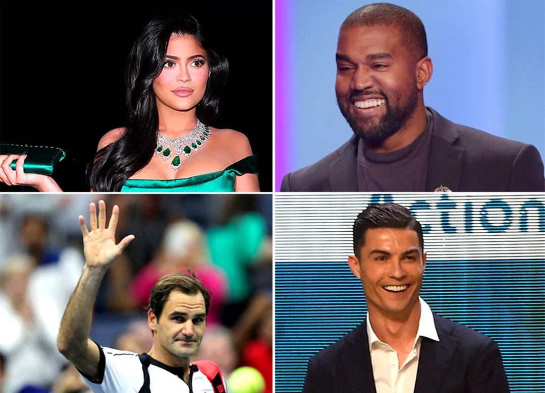 Imagen del día: los famosos mejor pagados del mundo de 2020