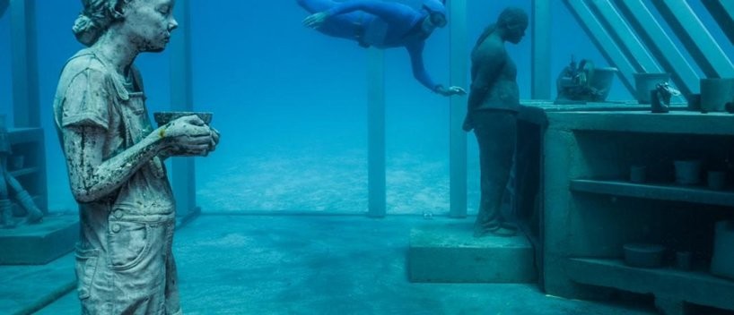 Un museo submarino en la gran barrera de coral australiana