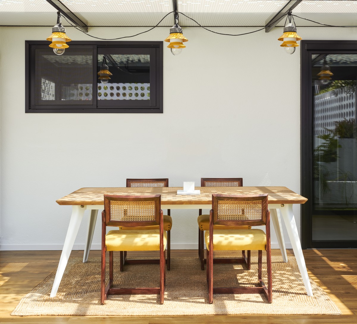 Un comedor al aire libre