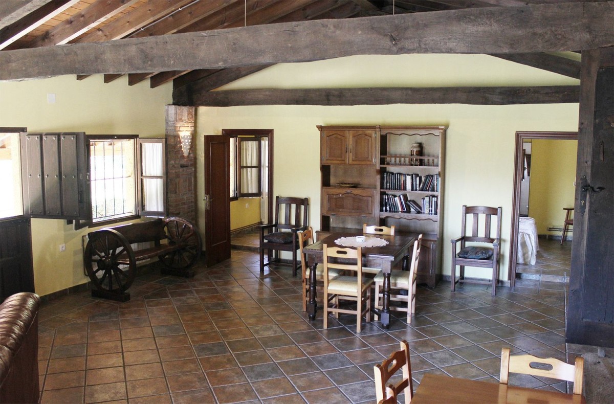 The spacious interior of one of the properties in the village