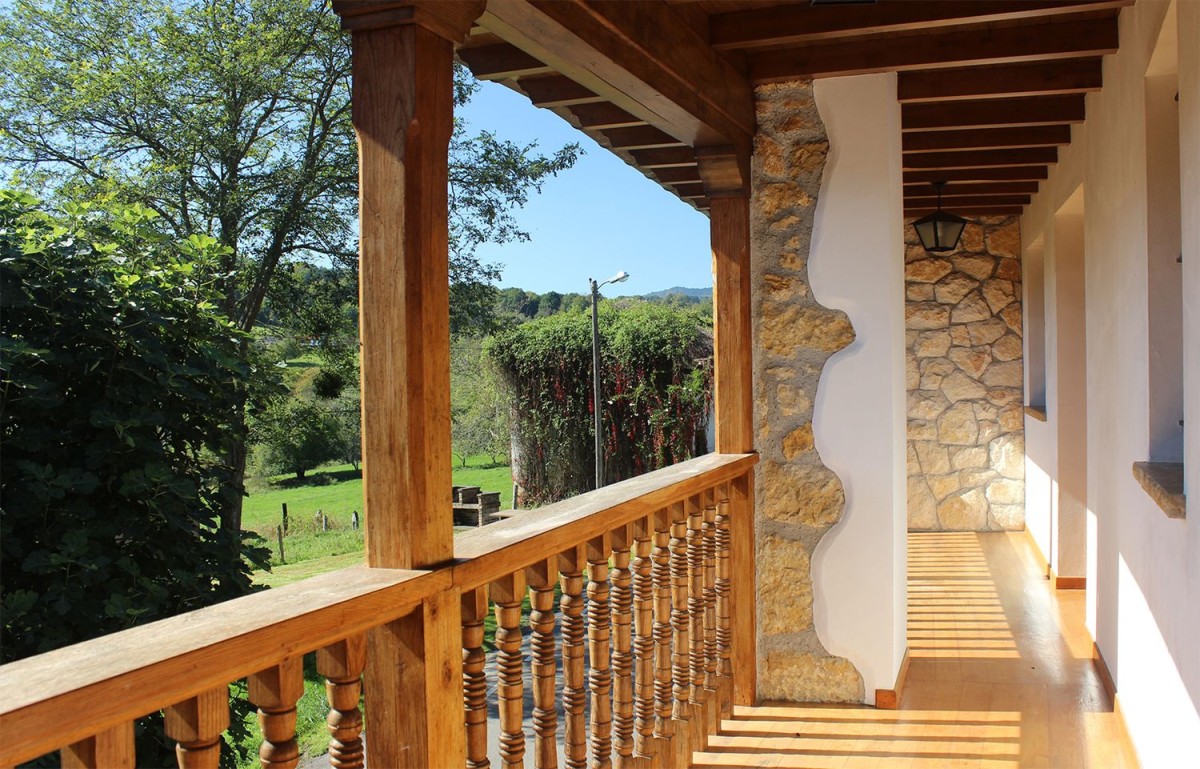 The views can be enjoyed from the balconies in the village The views can be enjoyed from the balconies in the village