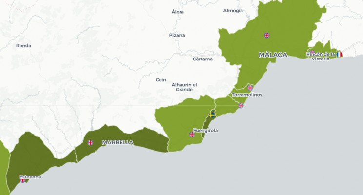 La Costa del Sol est la plus populaire auprès des Britanniques La Costa del Sol est la plus populaire auprès des Britanniques