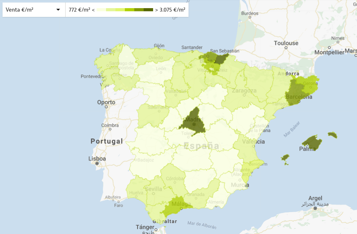 Get to know property prices in Spain before moving