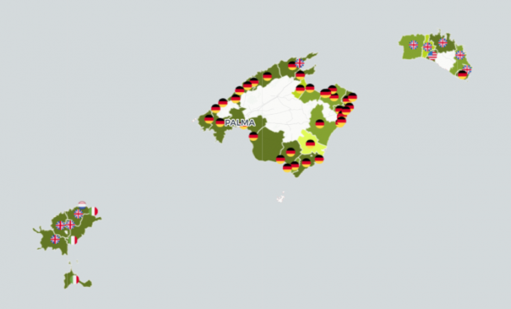 Les îles Baléares sont populaires auprès des Allemands et des Britanniques Les îles Baléares sont populaires auprès des Allemands et des Britanniques