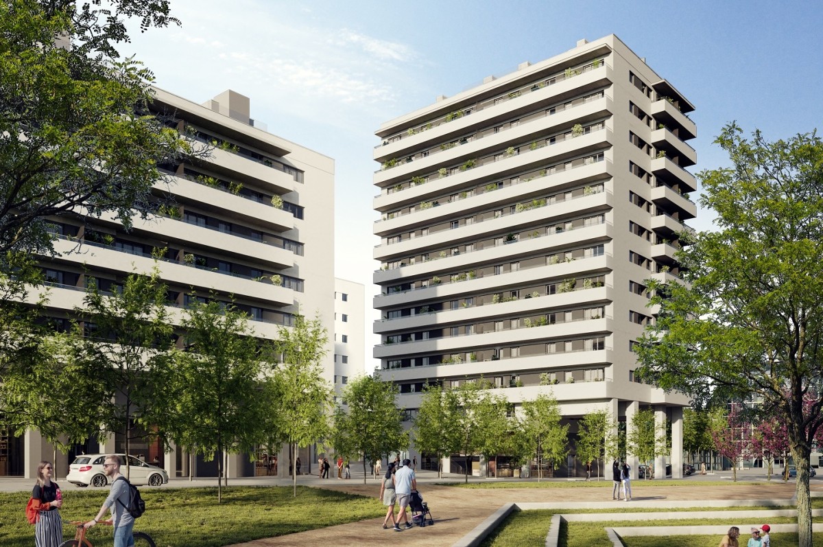 Metrovacesa invierte 22 millones en levantar más de 100 viviendas en Barcelona