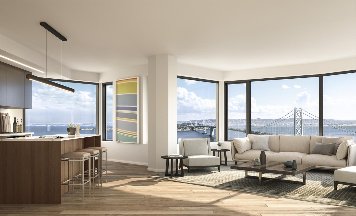 Espacio abierto y con ventanales para disfrutar las vistas