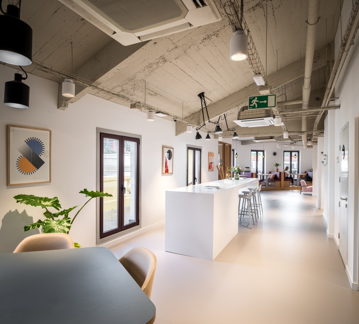 Está en el centro de Bilbao