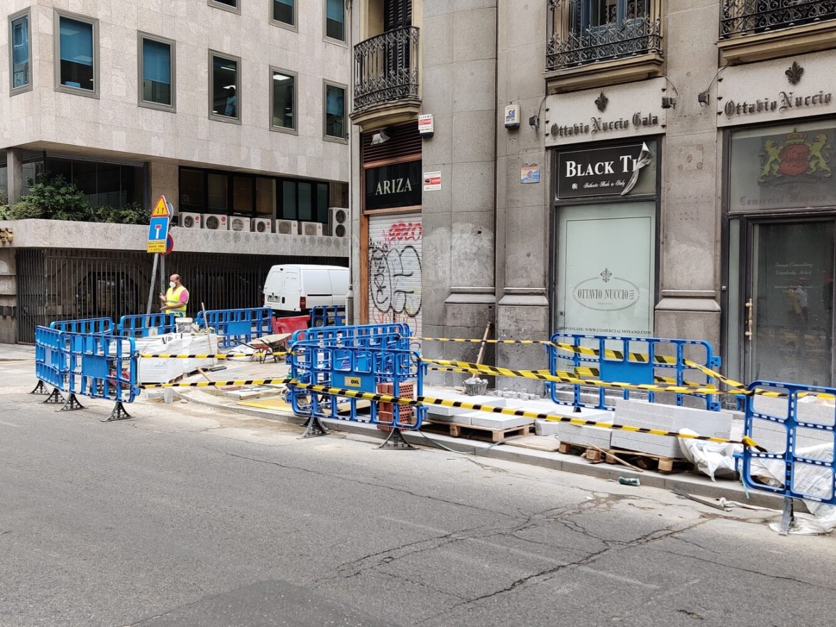 Las obras de remodelación del entorno del Complejo Canalejas en Madrid terminarán antes de fin de año