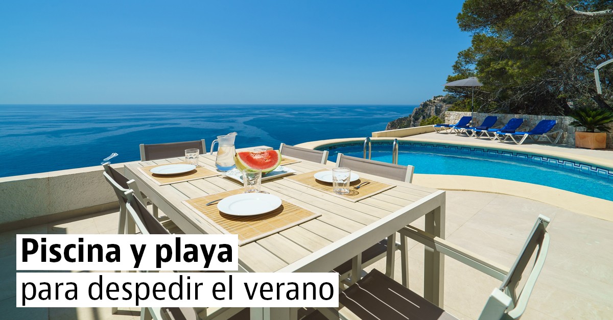 15 casas con piscina para el último chapuzón del verano