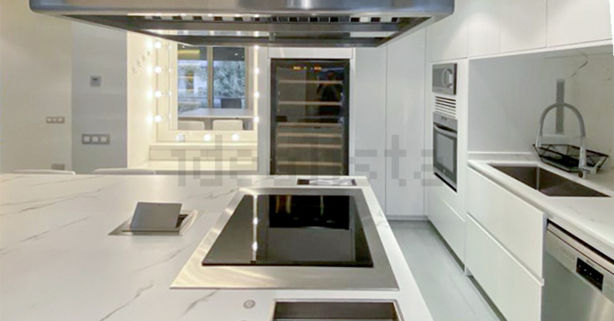 Un diseño moderno donde Muñóz preparaba su exquisitos platos