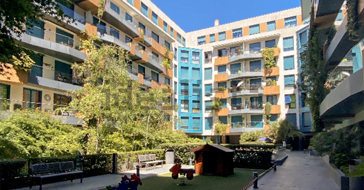 Una urbanización privada cerca del centro de Madrid