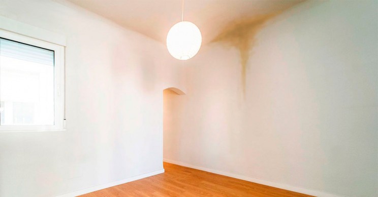 Gotera en un habitatge