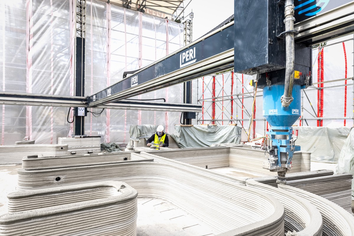 Así es la primera casa que se está construyendo en Alemania con una impresora 3D