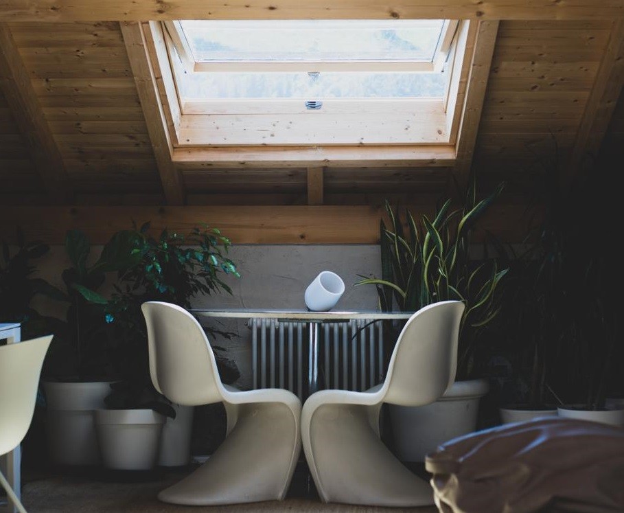 Con un tragaluz propio