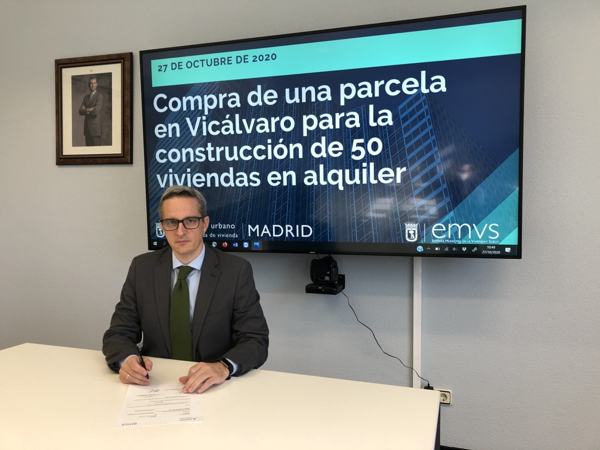 Madrid construirá 50 nuevas viviendas protegidas de alquiler en Vicálvaro
