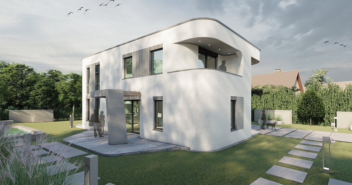 Así es la primera casa que se está construyendo en Alemania con una impresora 3D