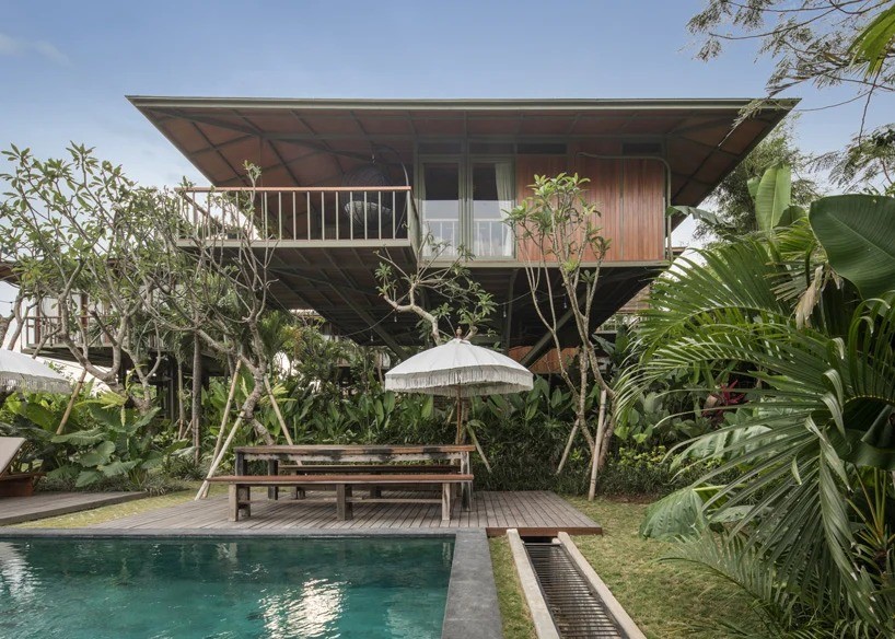 Una casa prefabricada en altura a todo lujo en Bali