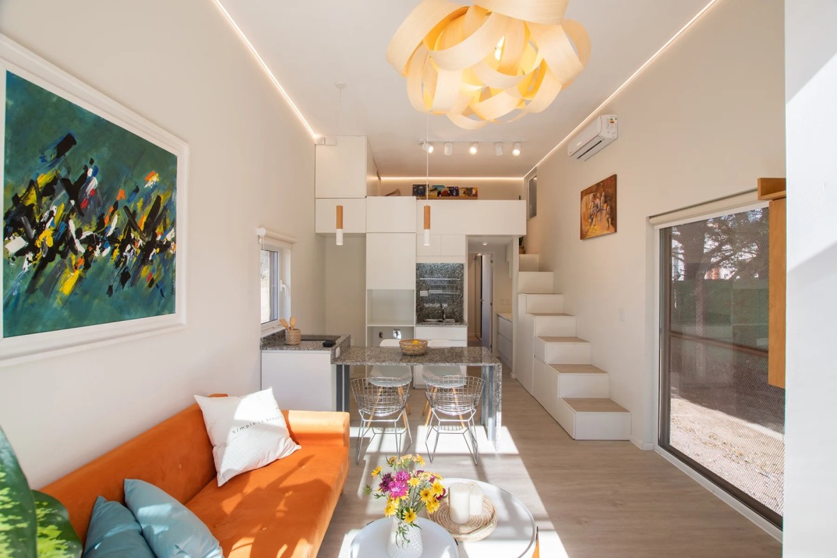Esta casa prefabricada de hormigón hecha en Argentina se monta en un día