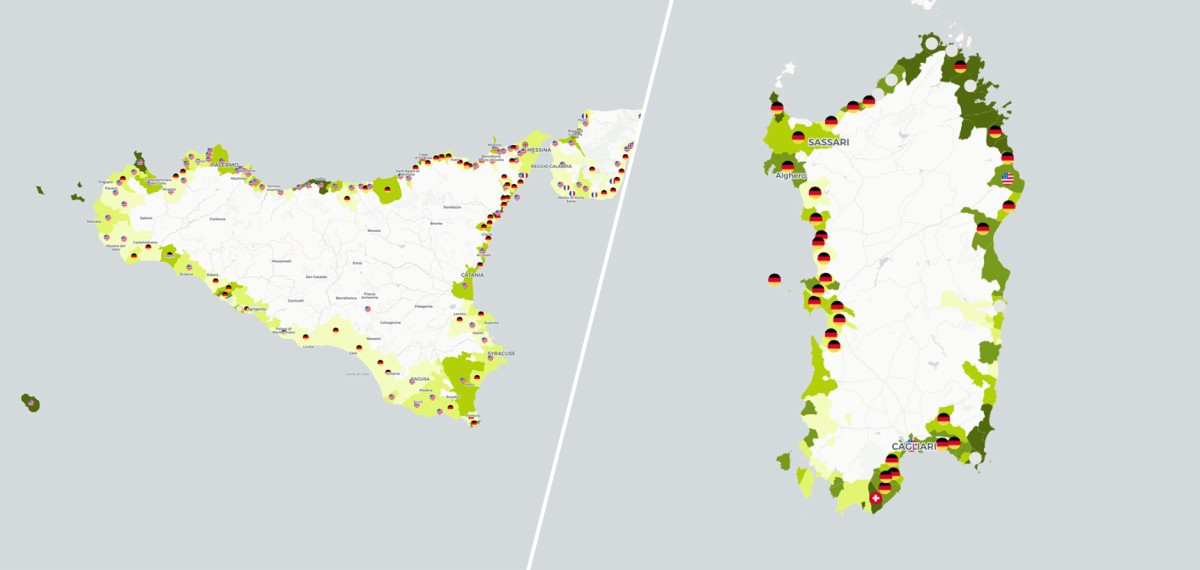 La demanda desde el extranjero sigue interesada en comprar casas en España, Italia y Portugal