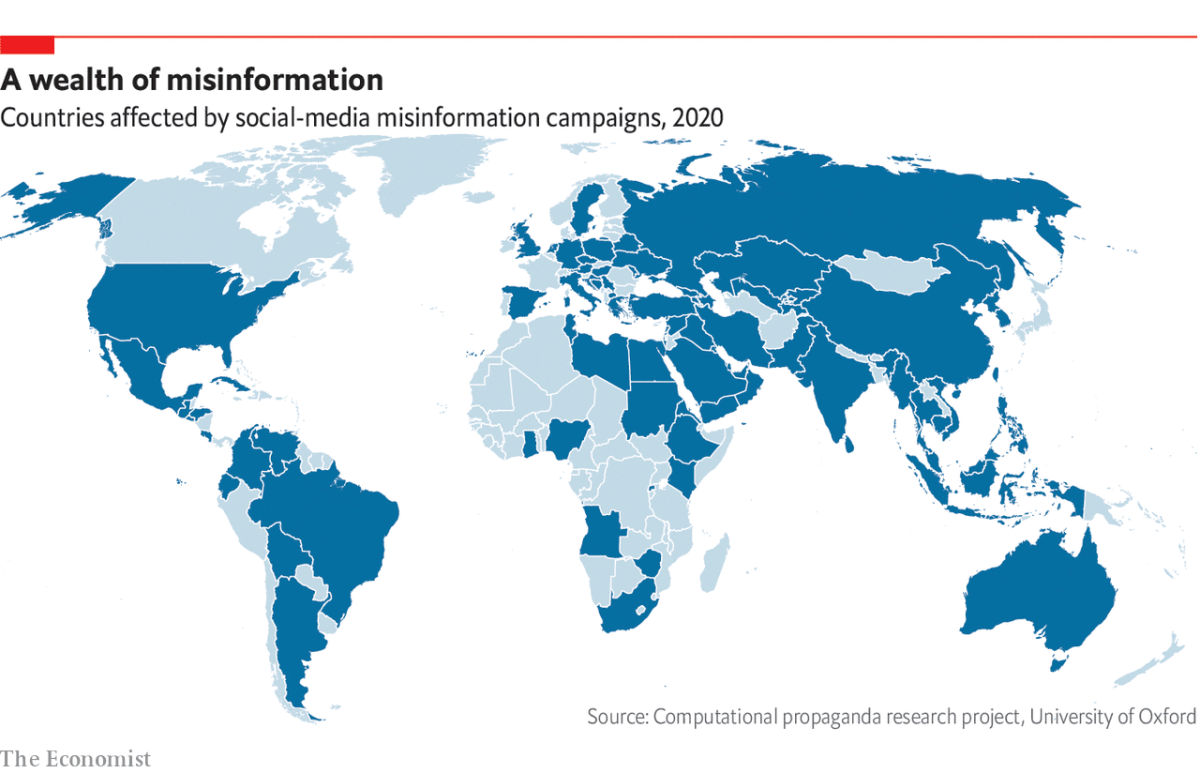 Imagen del día: aumentan las ‘fake news’ en las redes sociales de muchos países