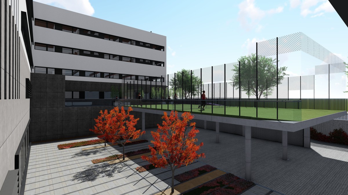 Colegio ubicado en el distrito de Chamartín