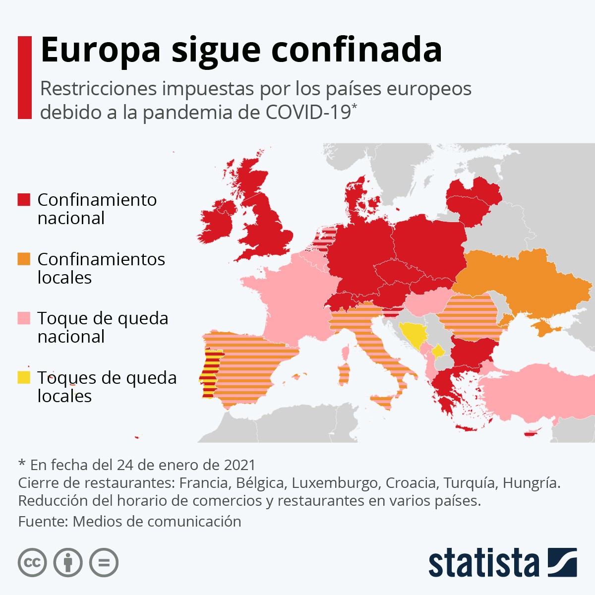 Imagen del día: la tercera ola del coronavirus lleva a Europa a un nuevo confinamiento