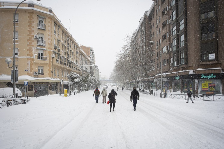 Madrid, col·lapsada per la gran nevada / Gtres