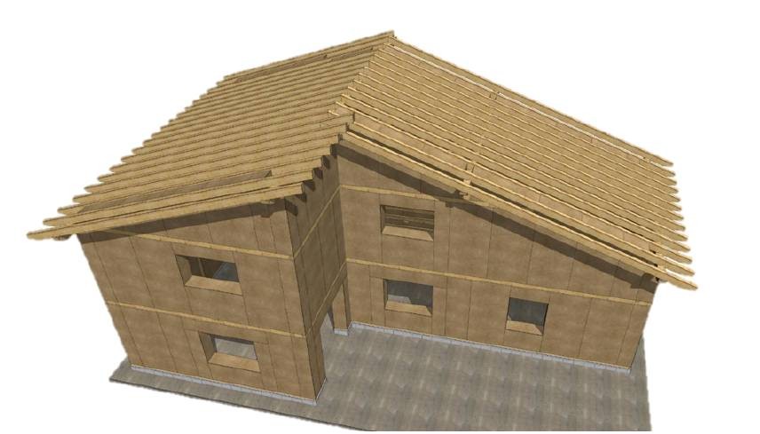 Así se construye una casa de paja: con trigo, por módulos y con un resultado más sostenible