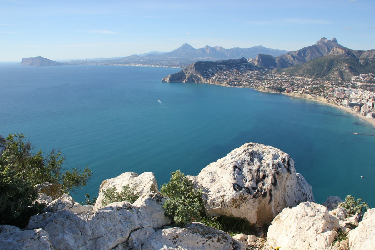 Blick auf das Meer in Alicante Blick auf das Meer in Alicante
