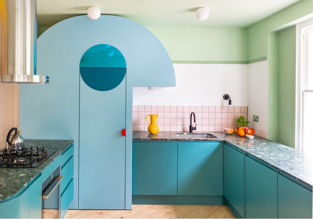 El azul, el color dominante