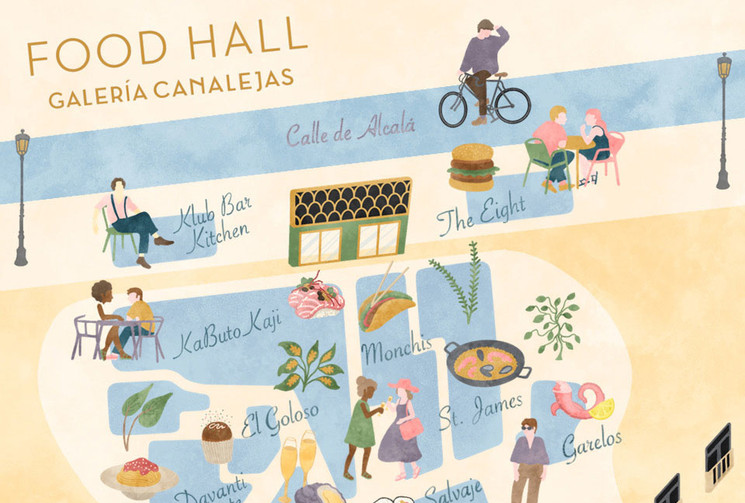 Galería Canalejas abrirá en octubre su espacio gastronómico de 4.000 m2