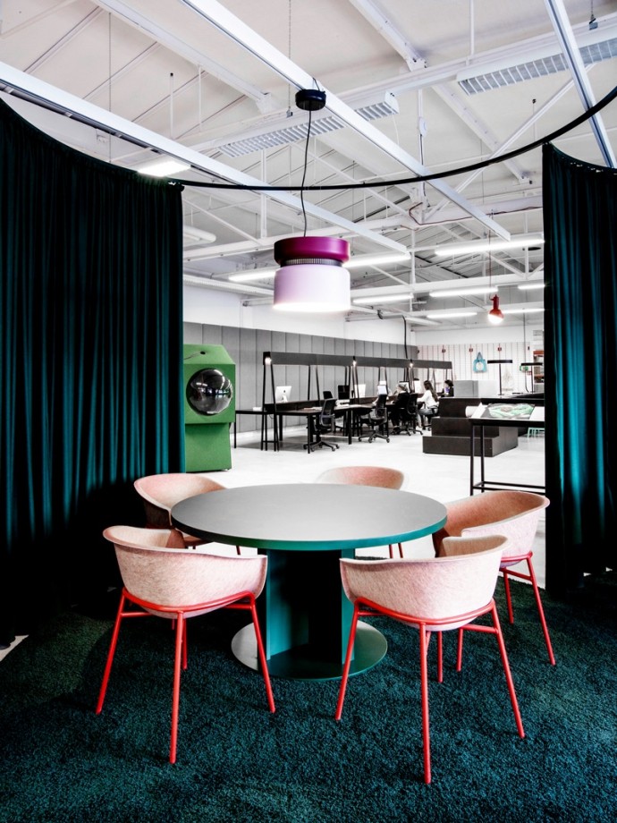 Espacios separados para reunirse